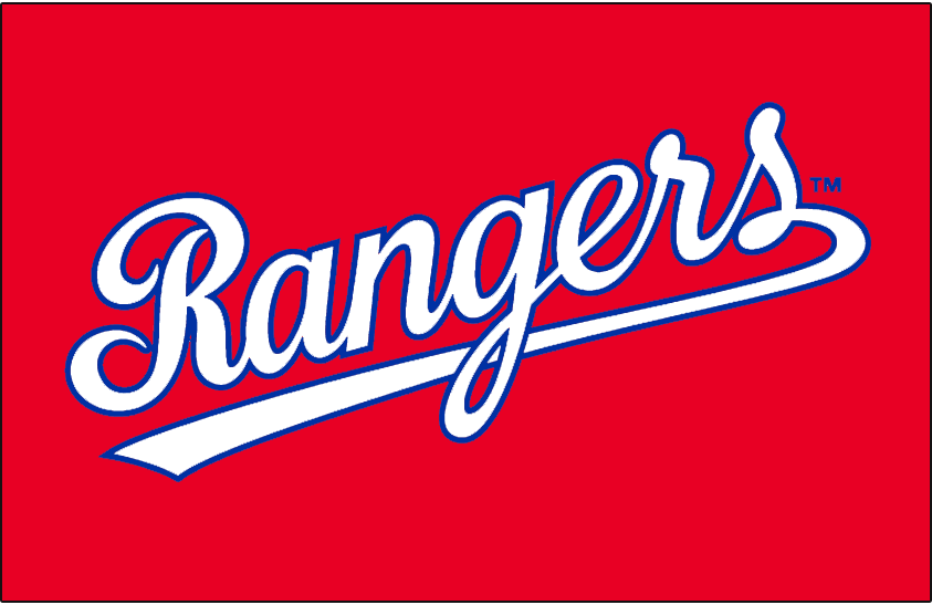 Texas Rangers 1984-1985 Jersey Logo iron on paper